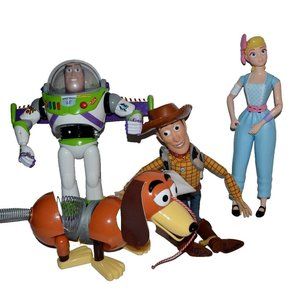 Disney Toy Story Action Figures Set - White, Green, Brown, Blue